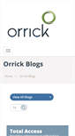 Mobile Screenshot of blogs.orrick.com